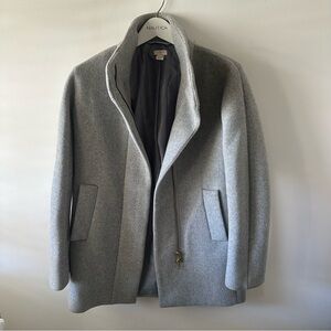 J.Crew Gray 6City Mercantile Cocoon wool coat size 0